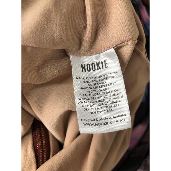 Nookie Mecca Mesh Gown Brown S - Picture 10 of 11